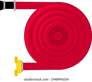 Water pipe, illustration, vector on white background.