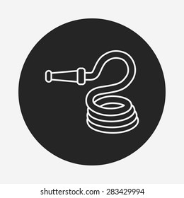 Water pipe line icon