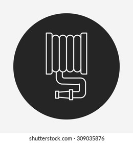 Water pipe line icon