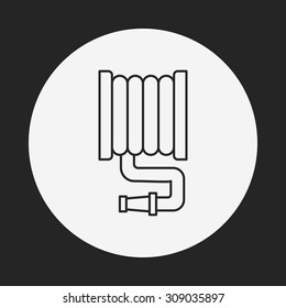 Water pipe line icon