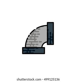 Water Pipes flat icon