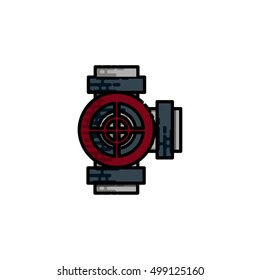Water Pipes flat icon