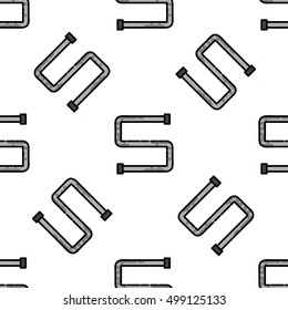 Water Pipes flat icon pattern