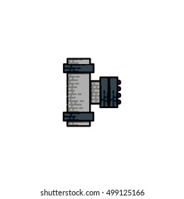 Water Pipes flat icon set