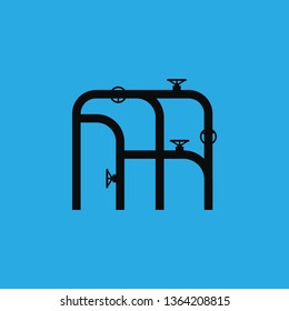 water pipes icon vector