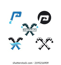 water pipes icon vector element design template