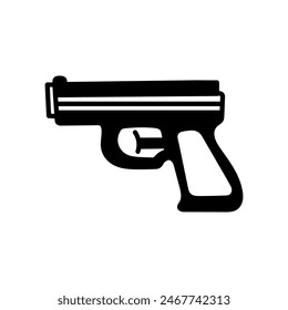 Water Pistol Isolated Icon, Vector Illustration