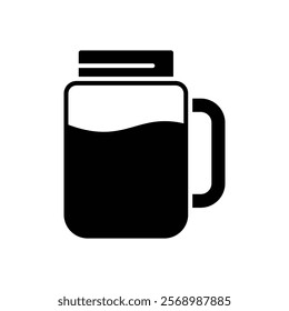 water pitcher icon vector design template simple and clean