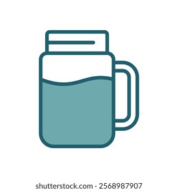 water pitcher icon vector design template simple and clean