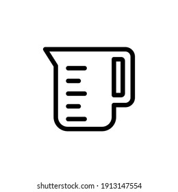 Water Pitcher Icon Vector Line Art Design Editable Stroke