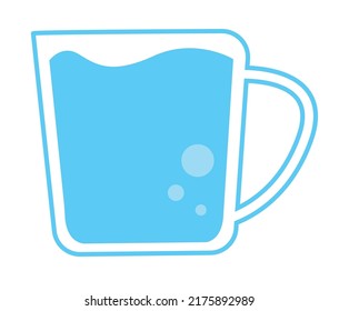 Water Pitcher Isolated Icon Flat