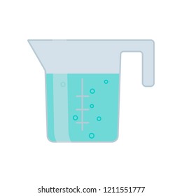 Water pitcher vector illustration.  Isolated on white background flat style icon.