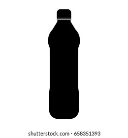 Water plastic bottle icon .