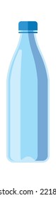 Water plastic bottle vector illustration