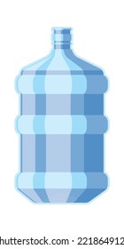Water plastic bottle vector illustration