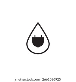 Icono de enchufe de agua Ilustración Elemento Diseño