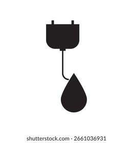 water plug icon illustration element design