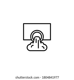 ilustración del vector de la contaminación del agua