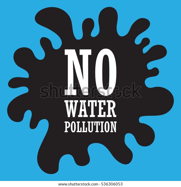 Water Pollution Poster Stock Vector (Royalty Free) 536306053