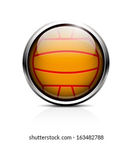 Water polo ball icon