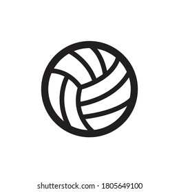 water polo  ball icon design black vector