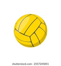 Water Polo Ball, Sport Equipment Vector Illustration Isolated