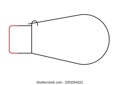 Water polo cap ring pictogram vector illustration.