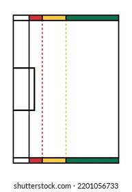 Water polo clipboard pictogram vector illustration.