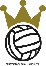 Water polo with crown
