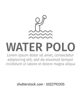 Water polo icon