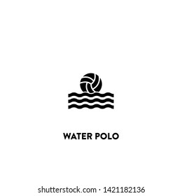 water polo icon vector. water polo sign on white background. water polo icon for web and app