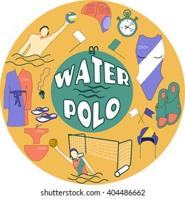 Water polo logo