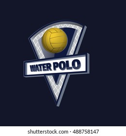 Water polo logo for the team and the cup