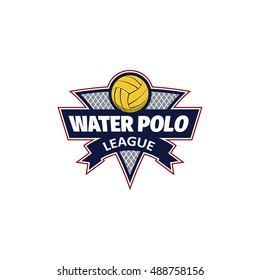 Water polo logo for the team and the cup