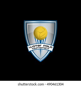 Water polo logo for the team and the cup
