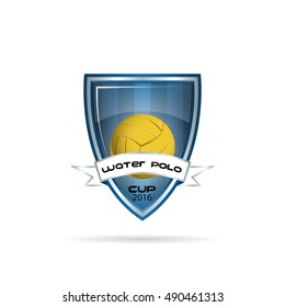 Water polo logo for the team and the cup