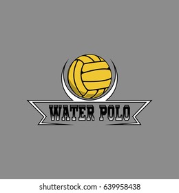 Water polo logo for the team and the cup