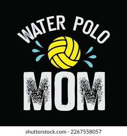 Water Polo Mom Gift I Mothers Day H2O Polo svg digital cutting files