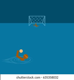 Water polo, one-on-one
