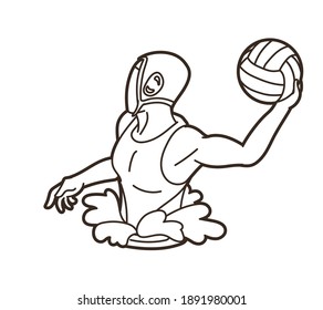 Water Polo Athlete Vector Art, Icons, and Graphics for Free Download