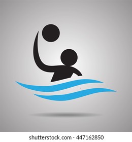 Water polo sport  Icon and symbol