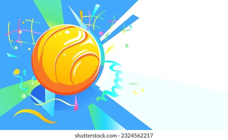 Water polo sports  abstract background design. Sports concept