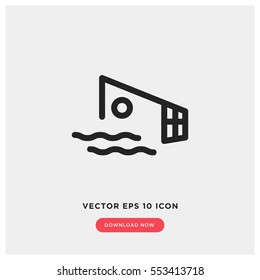 Water Polo vector icon