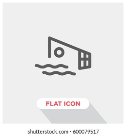 Water Polo vector icon