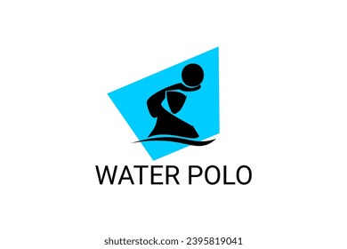 water polo vector line icon. playing water polo. sport  pictogram illustration.