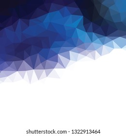Fondo de polos acuáticos. Resumen de polígonos vectores: fondo moderno de triángulo geométrico poligonal. Fondo triangular medio-tono abstracto moderno de baja polilla