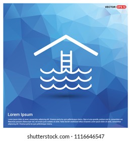 Water pool icon - Free vector icon