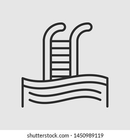 Water pool icon you use your project. Real estate, property, city, home, building, house, street,