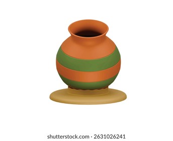 water pot icon 3d illustration render