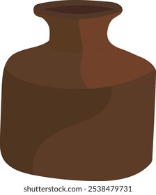 Water pot vector illustration isolated Icon 